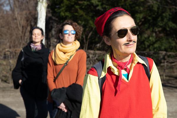 Barbara Kraus: Johnny geht spazieren (15.2.2020, Schlosspark Schönbrunn) https://tqw.at/event/johnny-geht-spazieren-kraus | Foto: eseL Foto: eSeL.at - Lorenz Seidler