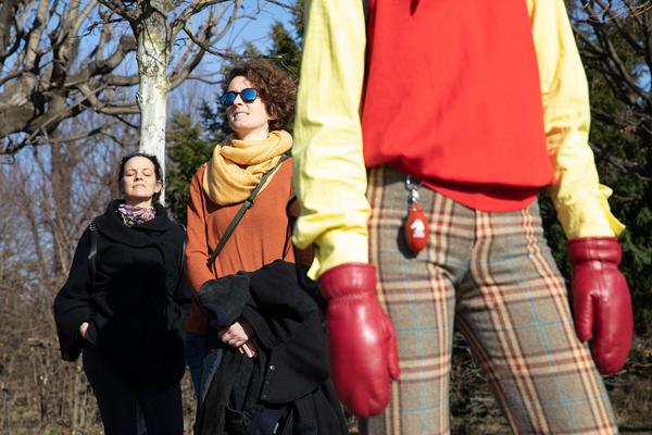 Barbara Kraus: Johnny geht spazieren (15.2.2020, Schlosspark Schönbrunn) https://tqw.at/event/johnny-geht-spazieren-kraus | Foto: eseL Foto: eSeL.at - Lorenz Seidler