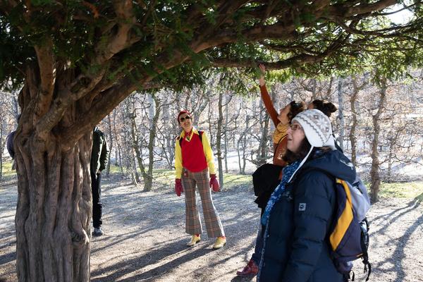 Barbara Kraus: Johnny geht spazieren (15.2.2020, Schlosspark Schönbrunn) https://tqw.at/event/johnny-geht-spazieren-kraus | Foto: eseL Foto: eSeL.at - Lorenz Seidler