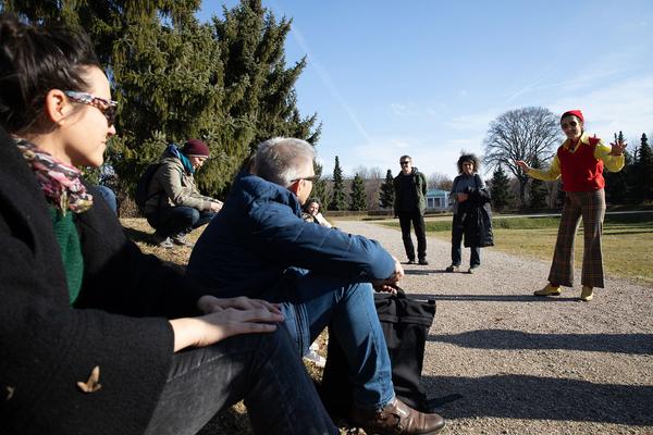 Barbara Kraus: Johnny geht spazieren (15.2.2020, Schlosspark Schönbrunn) https://tqw.at/event/johnny-geht-spazieren-kraus | Foto: eseL Foto: eSeL.at - Lorenz Seidler