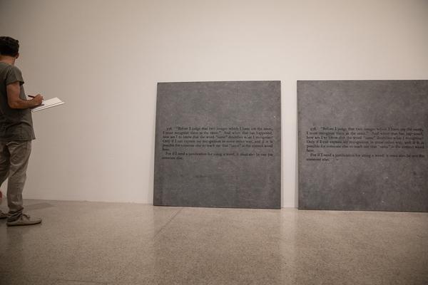 mumok: Misfitting Together. Serielle Formationen der Pop Art, Minimal Art und Conceptual Art (01.07.2020 - 06.01.2021) https://www.mumok.at/de/misfitting-together | Foto: eSeL Foto: eSeL.at - Lorenz Seidler