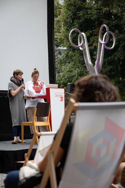 Belvedere 21: Gemeinsame Wagnisse - Public Program: Queering Belvedere (10.9.2020) https://www.belvedere.at/public-program-gemeinsame-wagnisse | Foto: eSeL Foto: eSeL.at - Lorenz Seidler