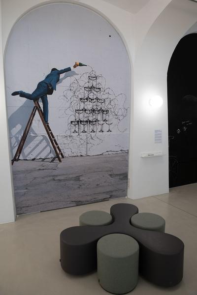 Kunsthalle Krems: Robin Rhode. Memory is The Weapon (1.7. -  1.11.2020)  https://www.kunsthalle.at/de/ausstellungen/18-robin-rhode-memory-is-the-weapon | Foto: eSeL Foto: eSeL.at - Lorenz Seidler