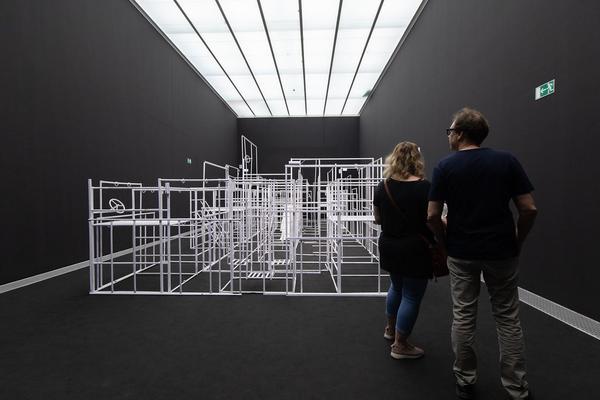 Kunsthalle Krems: Robin Rhode. Memory is The Weapon (1.7. -  1.11.2020)  https://www.kunsthalle.at/de/ausstellungen/18-robin-rhode-memory-is-the-weapon | Foto: eSeL Foto: eSeL.at - Lorenz Seidler