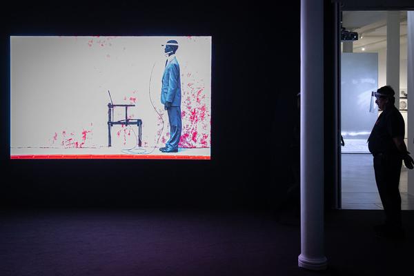 Kunsthalle Krems: Robin Rhode. Memory is The Weapon (1.7. -  1.11.2020)  https://www.kunsthalle.at/de/ausstellungen/18-robin-rhode-memory-is-the-weapon | Foto: eSeL Foto: eSeL.at - Lorenz Seidler