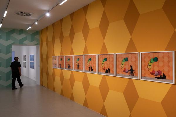 Kunsthalle Krems: Robin Rhode. Memory is The Weapon (1.7. -  1.11.2020)  https://www.kunsthalle.at/de/ausstellungen/18-robin-rhode-memory-is-the-weapon | Foto: eSeL Foto: eSeL.at - Lorenz Seidler