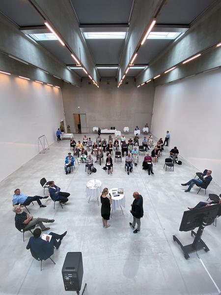 Kunstmeile Krems: Pressekonferenz Re-Opening (3.7.2020) https://www.kunstmeile.at | Foto: eSeL