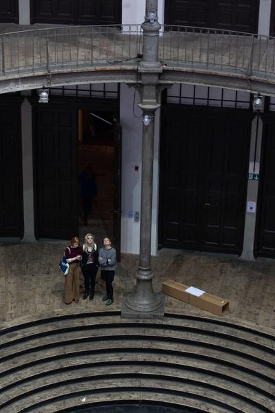Akademie der Bildenden Künste Wien: Rungang Aufbau (21.1.2020, Semperdept/Lehargasse) https://www.akbild.ac.at/Portal/organisation/aktuelles/ausstellungen-vermittlung/rundgang-2020 | foto: eSeL Foto: eSeL.at - Lorenz Seidler