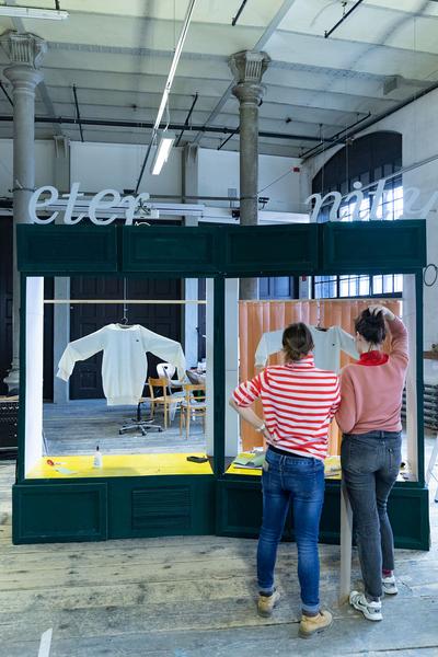 Akademie der Bildenden Künste Wien: Rungang Aufbau (21.1.2020, Semperdept/Lehargasse) https://www.akbild.ac.at/Portal/organisation/aktuelles/ausstellungen-vermittlung/rundgang-2020 | foto: eSeL Foto: eSeL.at - Lorenz Seidler