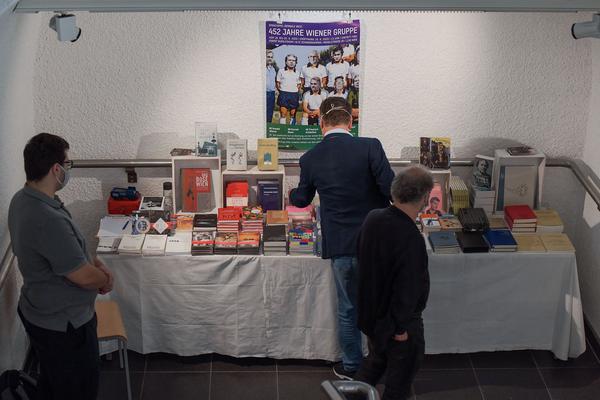 Sprachspiel. Biennale West: 425 Jahre Wiener Gruppe. (Alte Schieberkammer, 18.9.2020) https://esel.at/termin/106789 | Foto: eSeL.at - Joanna Pianka Foto: eSeL.at - Joanna Pianka