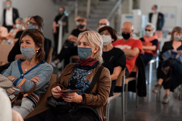 Sprachspiel. Biennale West: 425 Jahre Wiener Gruppe. (Alte Schieberkammer, 18.9.2020) https://esel.at/termin/106789 | Foto: eSeL.at - Joanna Pianka Foto: eSeL.at - Joanna Pianka