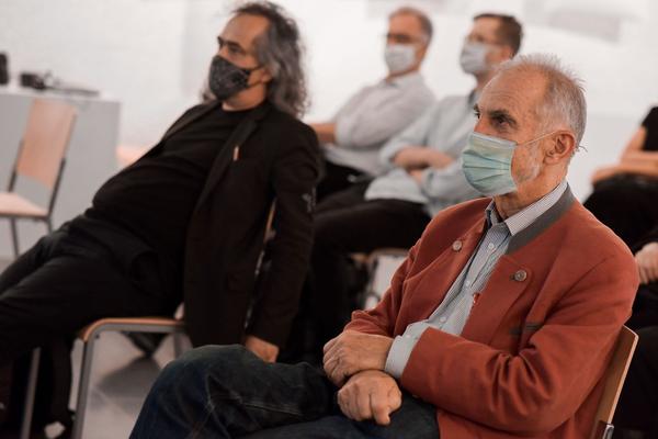 Sprachspiel. Biennale West: 425 Jahre Wiener Gruppe. (Alte Schieberkammer, 18.9.2020) https://esel.at/termin/106789 | Foto: eSeL.at - Joanna Pianka Foto: eSeL.at - Joanna Pianka