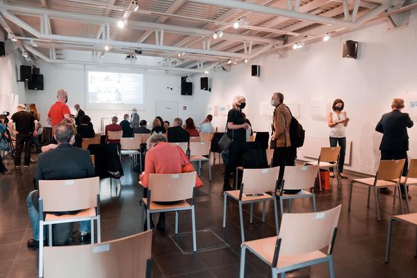 Sprachspiel. Biennale West: 425 Jahre Wiener Gruppe. (Alte Schieberkammer, 18.9.2020) https://esel.at/termin/106789 | Foto: eSeL.at - Joanna Pianka Foto: eSeL.at - Joanna Pianka