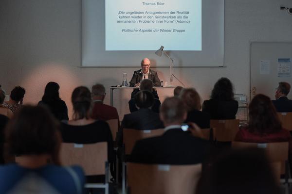 Sprachspiel. Biennale West: 425 Jahre Wiener Gruppe. (Alte Schieberkammer, 18.9.2020) https://esel.at/termin/106789 | Foto: eSeL.at - Joanna Pianka Foto: eSeL.at - Joanna Pianka