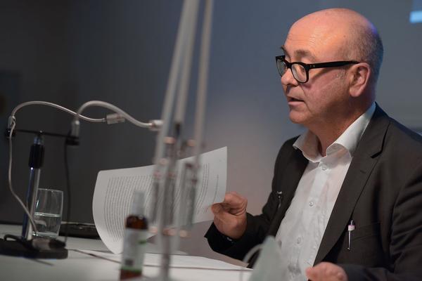 Sprachspiel. Biennale West: 425 Jahre Wiener Gruppe. (Alte Schieberkammer, 18.9.2020) https://esel.at/termin/106789 | Foto: eSeL.at - Joanna Pianka Foto: eSeL.at - Joanna Pianka