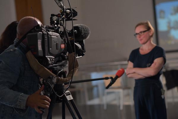 Sprachspiel. Biennale West: 425 Jahre Wiener Gruppe. (Alte Schieberkammer, 18.9.2020) https://esel.at/termin/106789 | Foto: eSeL.at - Joanna Pianka Foto: eSeL.at - Joanna Pianka