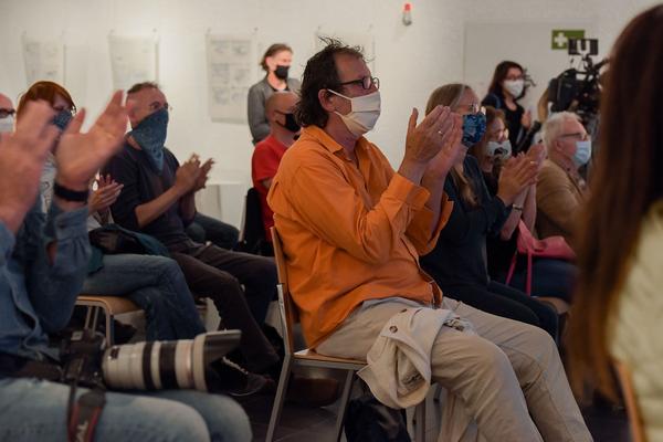 Sprachspiel. Biennale West: 425 Jahre Wiener Gruppe. (Alte Schieberkammer, 18.9.2020) https://esel.at/termin/106789 | Foto: eSeL.at - Joanna Pianka Foto: eSeL.at - Joanna Pianka