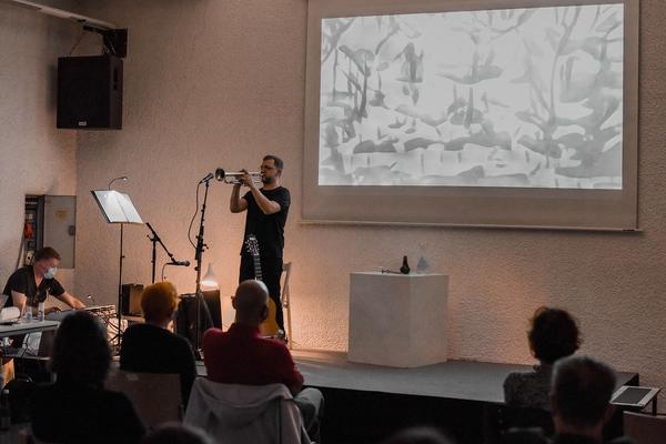 Sprachspiel. Biennale West: 425 Jahre Wiener Gruppe. (Alte Schieberkammer, 19.9.2020) https://esel.at/termin/106789 | Foto: eSeL.at - Joanna Pianka