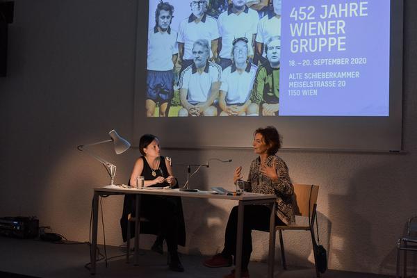 Sprachspiel. Biennale West: 425 Jahre Wiener Gruppe. (Alte Schieberkammer, 19.9.2020) https://esel.at/termin/106789 | Foto: eSeL.at - Joanna Pianka