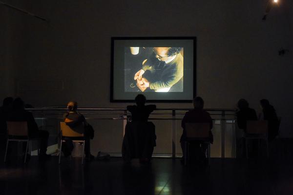 Sprachspiel. Biennale West: 425 Jahre Wiener Gruppe. (Alte Schieberkammer, 19.9.2020) https://esel.at/termin/106789 | Foto: eSeL.at - Joanna Pianka