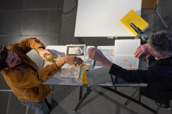 Sprachspiel. Biennale West: 425 Jahre Wiener Gruppe. (Alte Schieberkammer, 19.9.2020) https://esel.at/termin/106789 | Foto: eSeL.at - Joanna Pianka