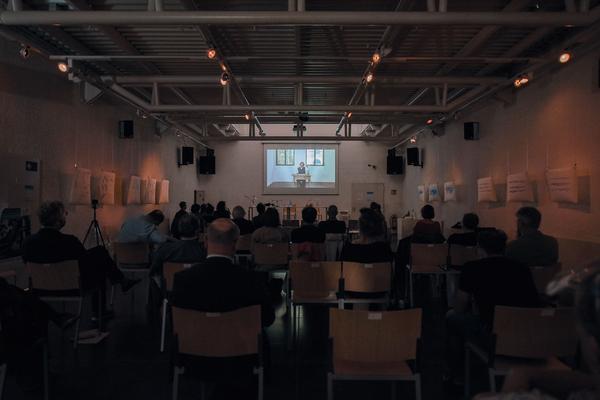 Sprachspiel. Biennale West: 425 Jahre Wiener Gruppe. (Alte Schieberkammer, 20.9.2020) https://esel.at/termin/106789 | Foto: eSeL.at - Joanna Pianka