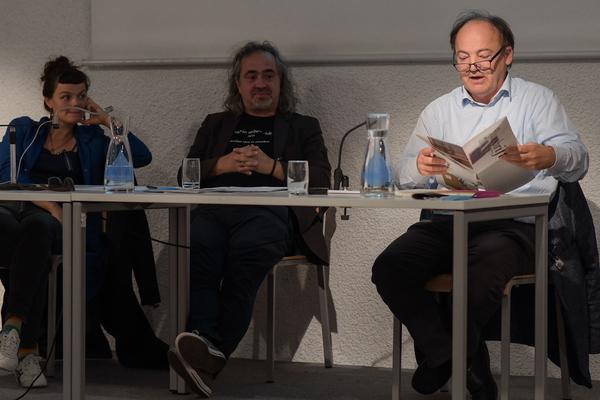 Sprachspiel. Biennale West: 425 Jahre Wiener Gruppe. (Alte Schieberkammer, 20.9.2020) https://esel.at/termin/106789 | Foto: eSeL.at - Joanna Pianka