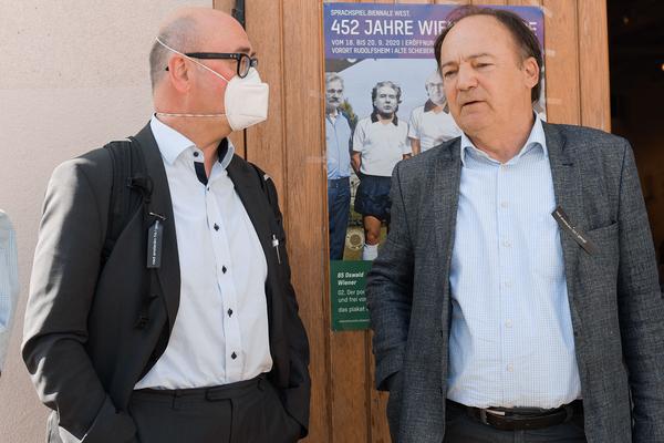 Sprachspiel. Biennale West: 425 Jahre Wiener Gruppe. (Alte Schieberkammer, 20.9.2020) https://esel.at/termin/106789 | Foto: eSeL.at - Joanna Pianka