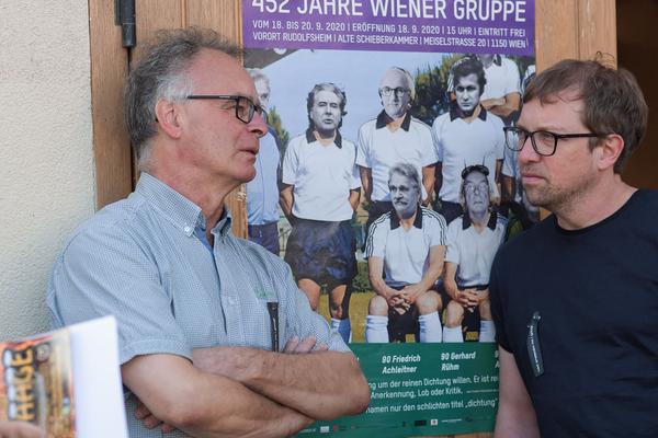 Sprachspiel. Biennale West: 425 Jahre Wiener Gruppe. (Alte Schieberkammer, 20.9.2020) https://esel.at/termin/106789 | Foto: eSeL.at - Joanna Pianka