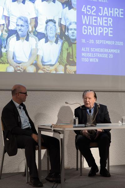 Sprachspiel. Biennale West: 425 Jahre Wiener Gruppe. (Alte Schieberkammer, 20.9.2020) https://esel.at/termin/106789 | Foto: eSeL.at - Joanna Pianka