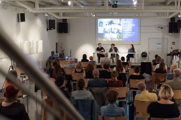 Sprachspiel. Biennale West: 425 Jahre Wiener Gruppe. (Alte Schieberkammer, 20.9.2020) https://esel.at/termin/106789 | Foto: eSeL.at - Joanna Pianka