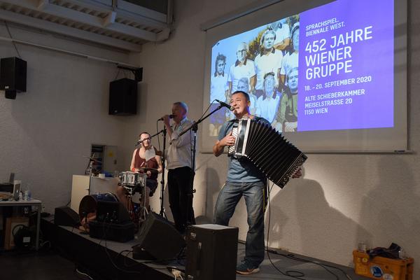 Sprachspiel. Biennale West: 425 Jahre Wiener Gruppe. (Alte Schieberkammer, 20.9.2020) https://esel.at/termin/106789 | Foto: eSeL.at - Joanna Pianka