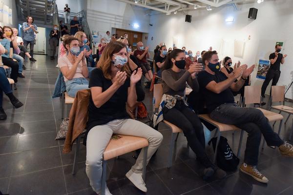 Sprachspiel. Biennale West: 425 Jahre Wiener Gruppe. (Alte Schieberkammer, 20.9.2020) https://esel.at/termin/106789 | Foto: eSeL.at - Joanna Pianka