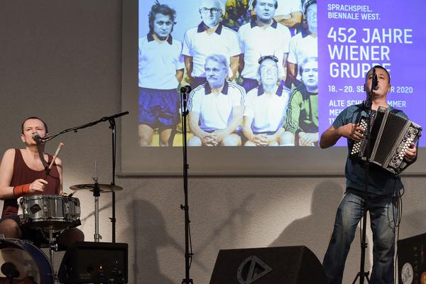 Sprachspiel. Biennale West: 425 Jahre Wiener Gruppe. (Alte Schieberkammer, 20.9.2020) https://esel.at/termin/106789 | Foto: eSeL.at - Joanna Pianka