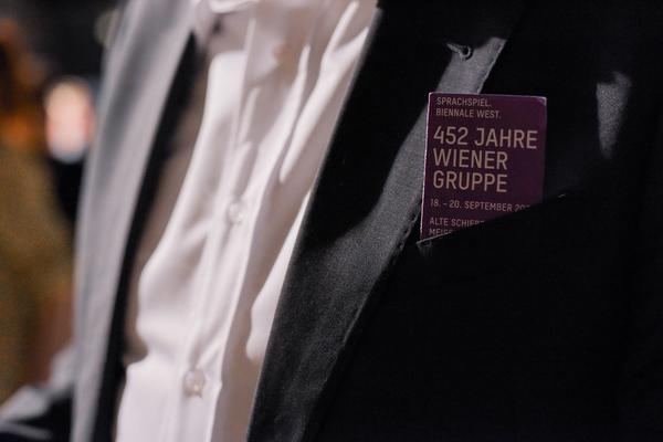 Sprachspiel. Biennale West: 425 Jahre Wiener Gruppe. (Alte Schieberkammer, 20.9.2020) https://esel.at/termin/106789 | Foto: eSeL.at - Joanna Pianka