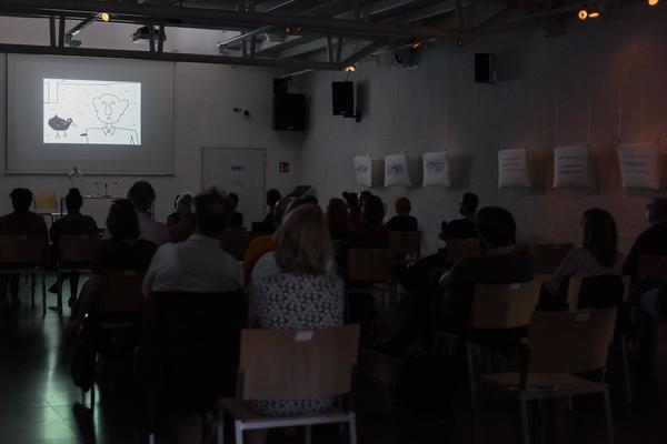 Sprachspiel. Biennale West: 425 Jahre Wiener Gruppe. (Alte Schieberkammer, 19.9.2020) https://esel.at/termin/106789 | Foto: eSeL.at - Joanna Pianka
