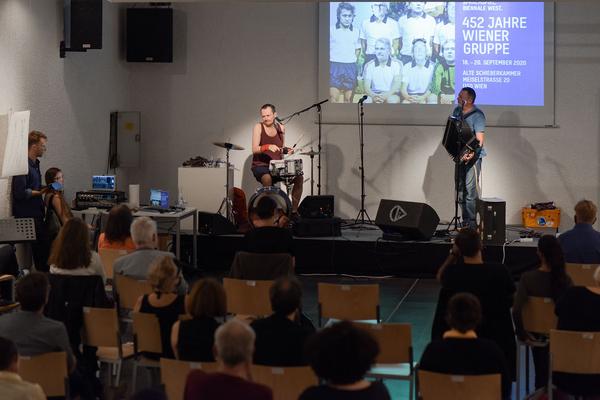 Sprachspiel. Biennale West: 425 Jahre Wiener Gruppe. (Alte Schieberkammer, 20.9.2020) https://esel.at/termin/106789 | Foto: eSeL.at - Joanna Pianka