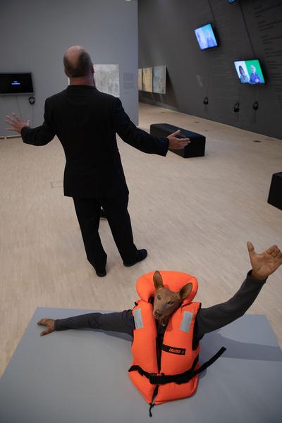 Landesgalerie Niederösterreich: Spuren und Masken der Flucht (12.9.2020 - 26.09.2021) https://www.lgnoe.at/de/ausstellungen/12-spuren-und-masken-der-flucht | Foto: eSeL Foto: eSeL.at - Lorenz Seidler