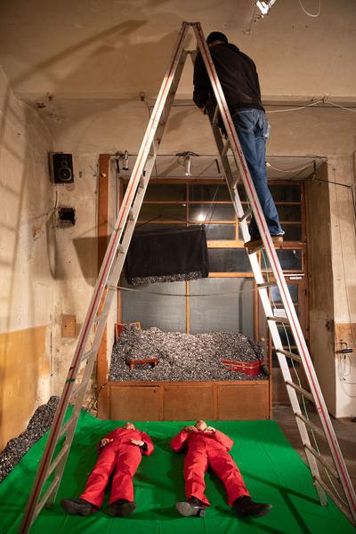 Nomad Theatre. Habitat - Realisimulation einer Mission (Spitzer, 6.11.2020) http://nomad-theatre.eu/15035785.0 | Foto: eSeL Foto: eSeL.at - Lorenz Seidler