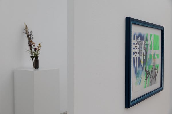 Secession: Verena Dengler. Die Galeristin und der schöne Antikapitalist auf der Gothic G’stettn (Corona Srezessionsession Dengvid-20 🙂) (2.7. - 6.9.2020) https://esel.at/termin/106124 | Foto: eSeL Foto: eSeL.at - Lorenz Seidler