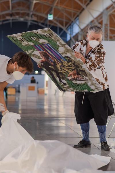 Vienna Contemporary 2020 (Marx Halle, 24.9. - 27.9.2020) https://esel.at/termin/104490 | Foto: eSeL Foto: eSeL.at - Joanna Pianka