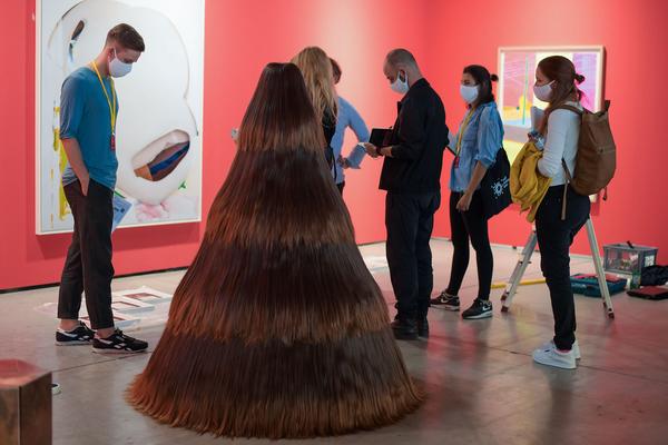 Vienna Contemporary 2020 (Marx Halle, 24.9. - 27.9.2020) https://esel.at/termin/104490 | Foto: eSeL Foto: eSeL.at - Joanna Pianka