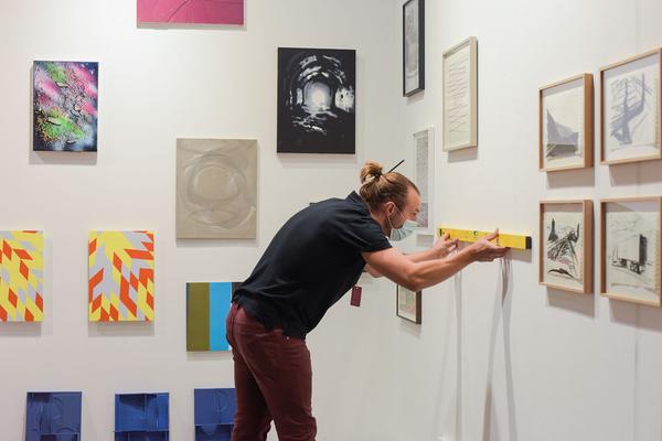 Vienna Contemporary 2020 (Marx Halle, 24.9. - 27.9.2020) https://esel.at/termin/104490 | Foto: eSeL Foto: eSeL.at - Joanna Pianka