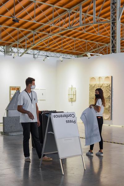 Vienna Contemporary 2020 (Marx Halle, 24.9. - 27.9.2020) https://esel.at/termin/104490 | Foto: eSeL Foto: eSeL.at - Joanna Pianka