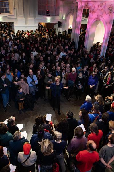Kunsthalle Wien: … von Brot, Wein, Autos, Sicherheit und Frieden (MuseumsQuartier, 8.3.2020, Eröffnung) https://kunsthallewien.at/veranstaltung/von-brot-wein-autos-sicherheit-und-frieden | Foto: eSeL Foto: eSeL.at - Lorenz Seidler