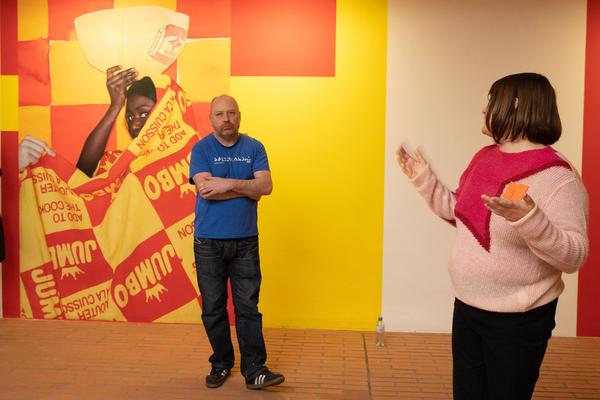 Kunsthalle Wien: Tim Etchells - Work Files (Vienna) … von Brot, Wein, Autos, Sicherheit und Frieden (8.3.2020, Eröffnung) https://kunsthallewien.at/veranstaltung/von-brot-wein-autos-sicherheit-und-frieden | Foto: eSeL Foto: eSeL.at - Lorenz Seidler
