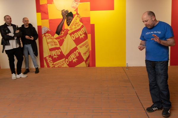 Kunsthalle Wien: Tim Etchells - Work Files (Vienna) … von Brot, Wein, Autos, Sicherheit und Frieden (8.3.2020, Eröffnung) https://kunsthallewien.at/veranstaltung/von-brot-wein-autos-sicherheit-und-frieden | Foto: eSeL Foto: eSeL.at - Lorenz Seidler
