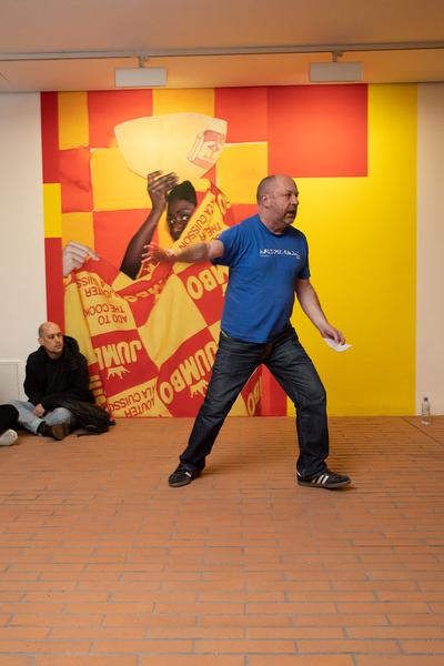 Kunsthalle Wien: Tim Etchells - Work Files (Vienna) … von Brot, Wein, Autos, Sicherheit und Frieden (8.3.2020, Eröffnung) https://kunsthallewien.at/veranstaltung/von-brot-wein-autos-sicherheit-und-frieden | Foto: eSeL Foto: eSeL.at - Lorenz Seidler