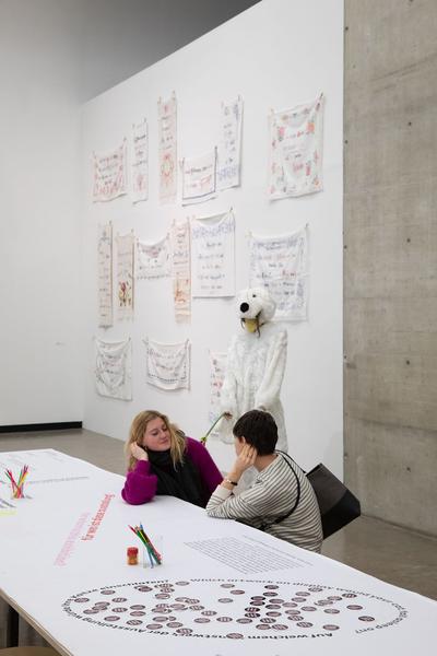 Kunsthalle Wien: … von Brot, Wein, Autos, Sicherheit und Frieden (8.3.2020, Eröffnung) https://kunsthallewien.at/veranstaltung/von-brot-wein-autos-sicherheit-und-frieden | Foto: eSeL Foto: eSeL.at - Lorenz Seidler