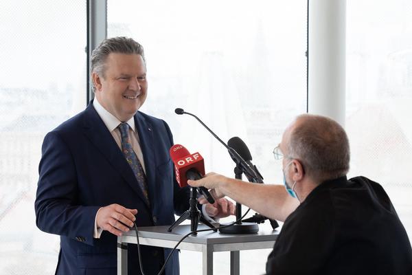 MuseumsQuartier Wien: MQ Libelle - Pressekonferenz (1.9.2020) https://www.mqw.at/ihr-besuch/mq-libelle | Foto: eSeL Foto: eSeL.at - Lorenz Seidler